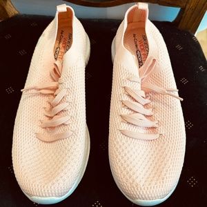 Skechers Air Cool Memory Foam Pink tennies